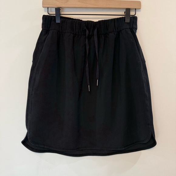 LULULEMON Black Drawstring Skirt - Picture 3 of 6
